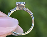 14K Yellow Gold 2.0 Radiant Lab Grown Diamond Engagement Ring