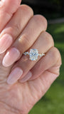 14K Yellow Gold 2.0 Radiant Lab Grown Diamond Engagement Ring