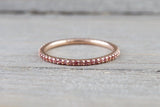 Dainty Thin Sapphire Eternity Band Stackable Ring B10078