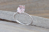 Morganite Bead Ring