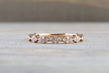 Marquise Shape Cluster Diamond Band B10077