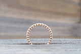 14k Rose Gold Eternity Diamond Vintage Milgrain Classic Full Eternity Band Ring Engagement Wedding