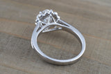 SPECIAL 1 Only Cushion Cut Moissanite 6mm Diamond Halo Engagement Ring M3096