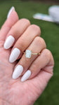 Belle 14k Yellow Gold Radiant Cut Lab Grown Diamond Ring 1.5 F/VS1