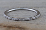 Payment Plan Gold 1mm Diamond Ring Band Stack Dainty B10074