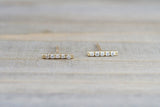 Reserved listing Diamond Bar Stud Earring