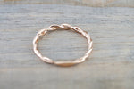 Gold Round Diamond Rope Twined Vine Engagement Pave Ring ASPBR010009
