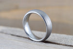 Tungsten Carbide 8mm Domed High Satin Brushed Finish Inside Men's Ring