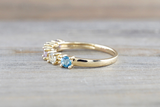 Multi Colored Sapphire 5 Gemstone Ring ASPBR010062
