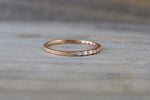 Dainty Thin Channel Set Baguette Diamond Band B10076