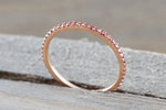 Dainty Thin Sapphire Eternity Band Stackable Ring B10078