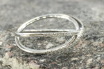 14kt White Gold Diamond Twist Intertwined Band Promise Ring Cross X