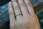 Gold 2mm Bead Ball Eternity Band