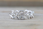 Gold Floral Leaf Diamond Band ASPBR010010