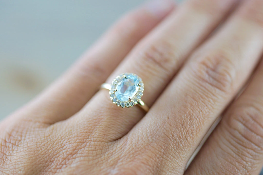Aquamarine anniversary on sale
