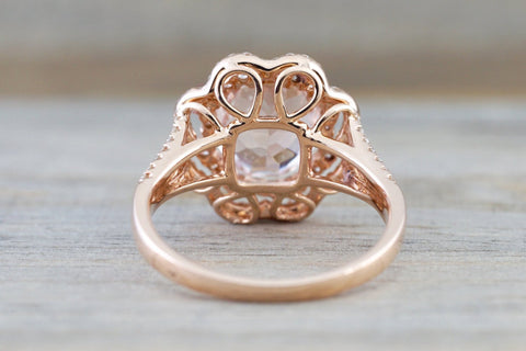 Buy quality 14Kt Rose Gold Ring With Three Flowers On Top in Surat