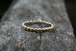 Gold 2mm Bead Ball Eternity Band