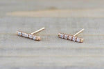 Diamond Bar Studs