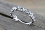 Gold Floral Leaf Diamond Band ASPBR010010
