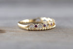 14kt Yellow Gold Red Ruby Ring Wide Vintage Antique Art Deco Crown Tiarra Crown Style Design