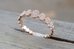 Oval Diamond Pave Band