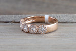 Diamond Halo 5 Stone Band