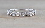 Gold Diamond Bead Band Ring Vintage Bead ASPBR010047