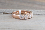 Diamond Halo 5 Stone Band