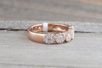 Gold 5 Ddiamond Anniversary Halo Band Ring  ASPBR010046