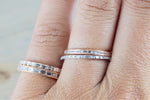 Smooth Channel Baguette Diamond Band