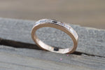 Baguette Diamond Diamond Milgrain Etched Channel Set 2.5mm