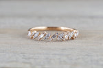 Payment plan for Valerie 18k Gold Diamond Baguette Zig Zag Marquis and Rectangle Segments Ring Band