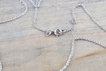 14k Solid White Gold Mrs Pendant Necklace 18" Nameplate