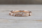 Marquise and Round Shape Diamond Band