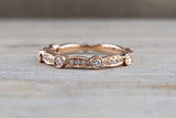 Marquise and Round Shape Diamond Band