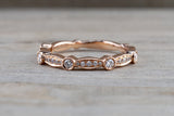 Marquise and Round Shape Diamond Band