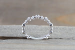 Gold Diamond Bead Band Ring Vintage Bead ASPBR010047