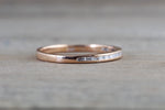 Smooth Channel Baguette Diamond Band