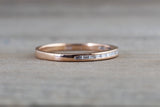 Smooth Channel Baguette Diamond Band