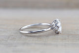 Moissanite  Gold Solitaire Round 8mm Melrose