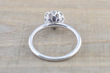 Moissanite  Gold Solitaire Round 8mm Melrose
