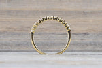 18kt Yellow Gold Shared Single Prong Diamond Band