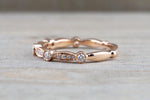 Marquise and Round Shape Diamond Band