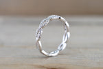 Infinity Forever Eternity Crossover Diamond Ring ASPBR010052