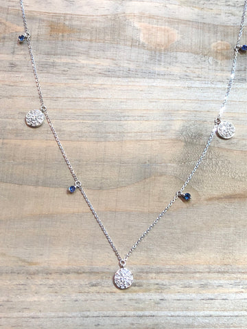 14k Rose Gold  Diamond Dangling Necklace Choker Pendant
