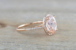 Rebecca Oval Morganite 11x9mm ASPER1430040