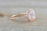 Rebecca Oval Morganite 11x9mm ASPER1430040