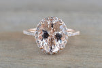 Rebecca Oval Morganite 11x9mm ASPER1430040