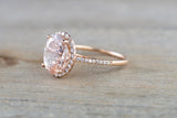 Rebecca Oval Morganite 11x9mm ASPER1430040