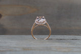 Rebecca Oval Morganite 11x9mm ASPER1430040